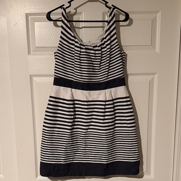 Banana Republic Dresses & Skirts - Banana Republic Denim Blue and White Striped Mini Dress